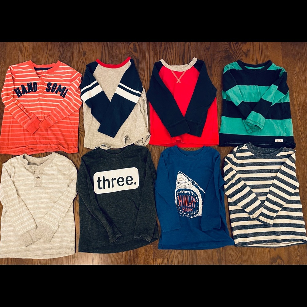Bundle of boys long-sleeved t-shirts- size 3T